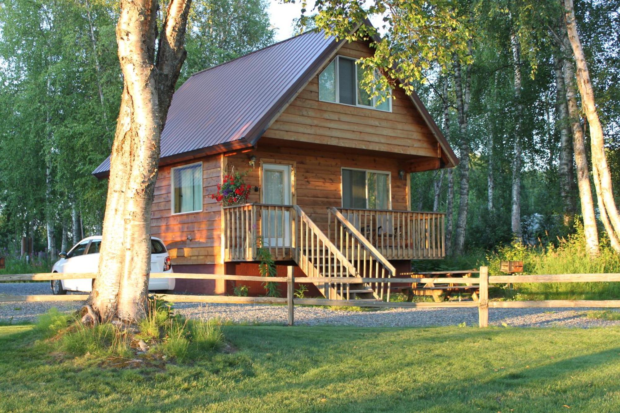 Susitna River Lodging, Riverside Cabins Talkeetna Eksteriør bilde