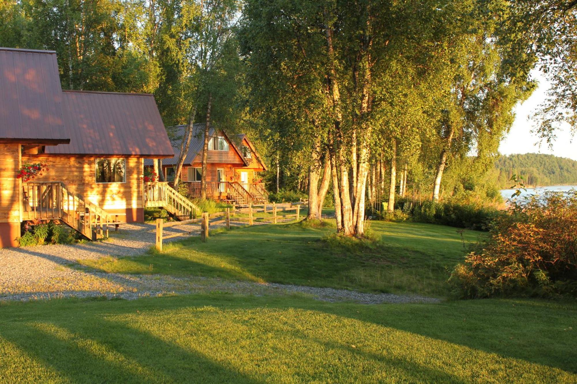 Susitna River Lodging, Riverside Cabins Talkeetna Eksteriør bilde